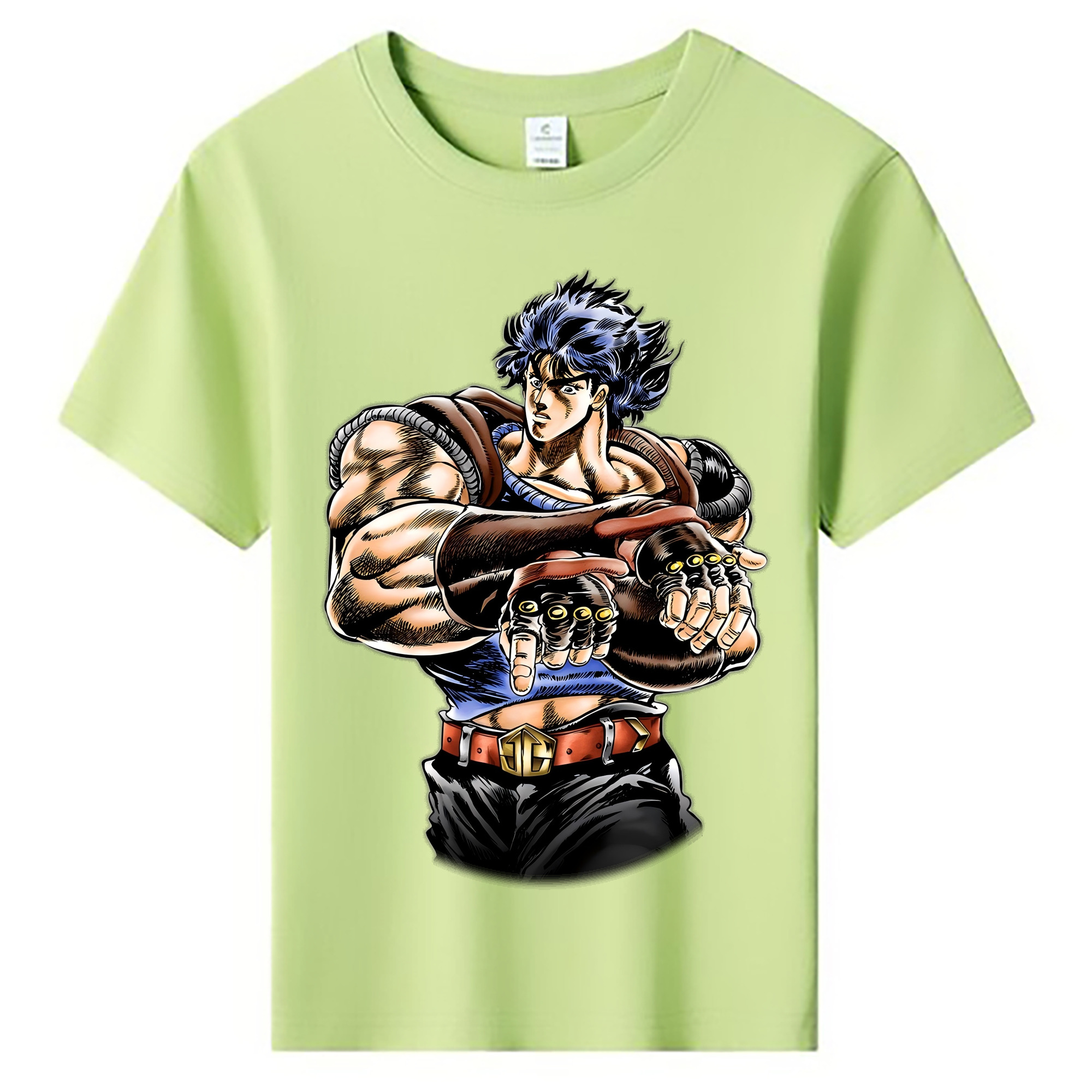 （画像用） ジョジョの奇妙な冒険 /ジョナサン?ジョースター JoJo's Bizarre Adventure Jonathan Joestar 綿100％キッズTシャツ（フロントプリント）